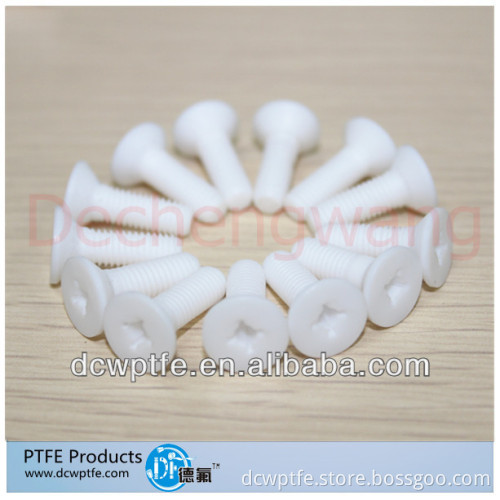3/8"-16 Flat Head ptfe Screw